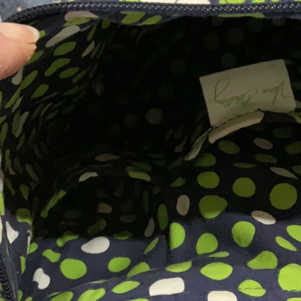 Vera Bradley floral canvas backpack with matching quilted shoulder purse-pockets